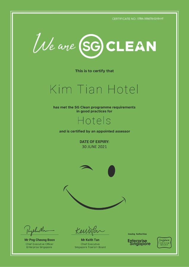 Kim Tian Hotel Singapour Extérieur photo